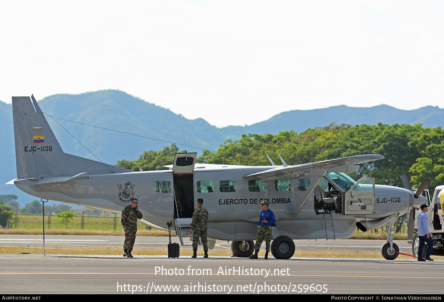 Aircraft Photo of EJC1138 | Cessna 208B Grand Caravan EX | Colombia - Army | AirHistory.net #259605