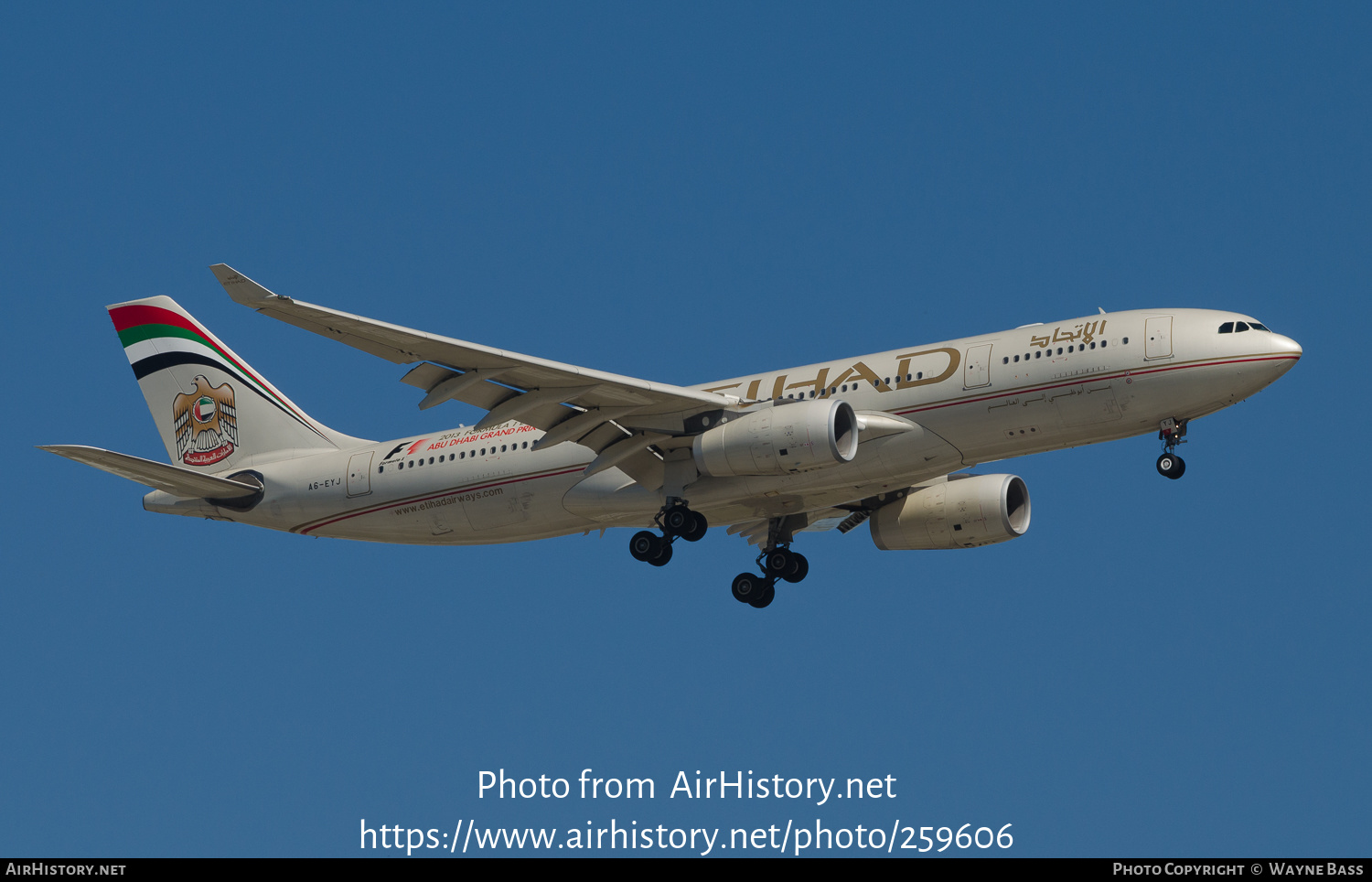 Aircraft Photo of A6-EYJ | Airbus A330-243 | Etihad Airways | AirHistory.net #259606