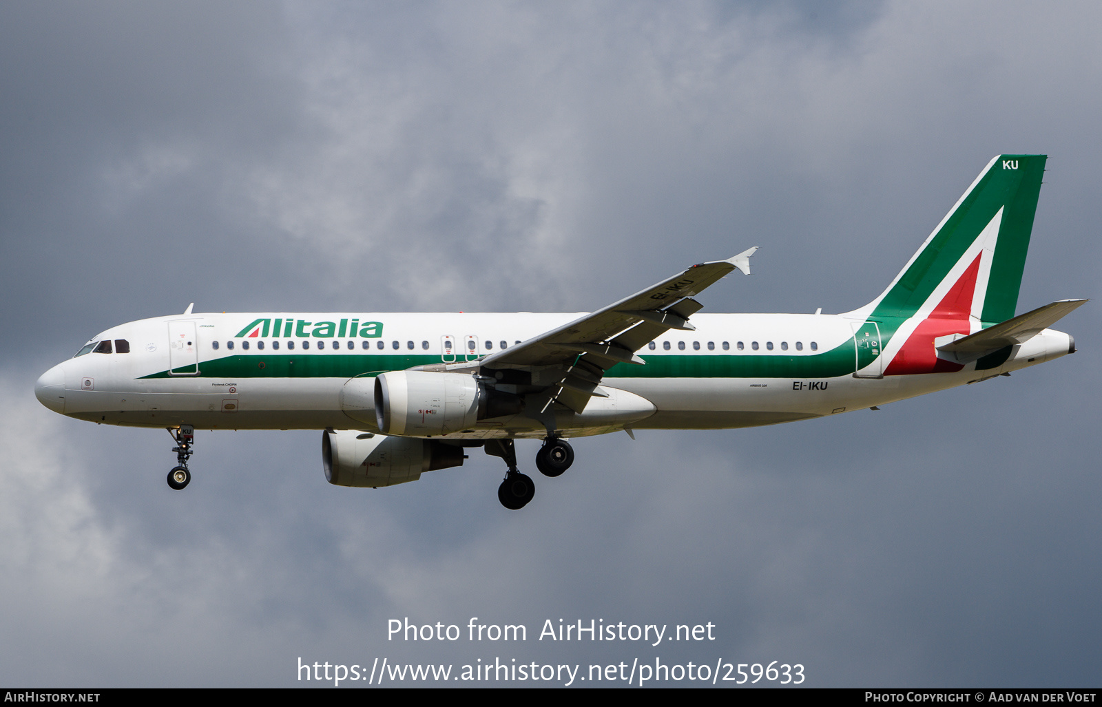 Aircraft Photo of EI-IKU | Airbus A320-214 | Alitalia | AirHistory.net #259633