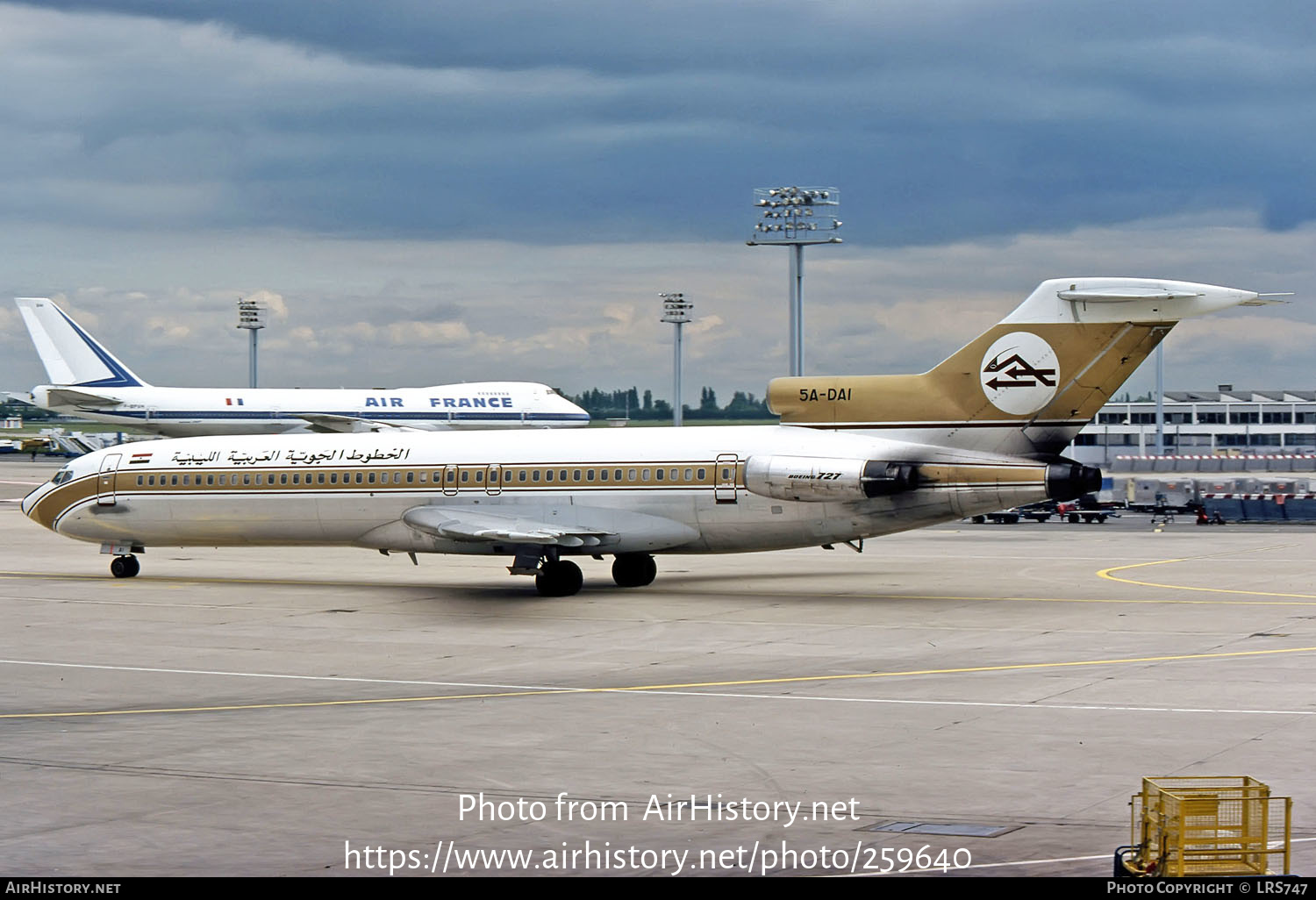 Aircraft Photo of 5A-DAI | Boeing 727-224 | Libyan Arab Airlines | AirHistory.net #259640