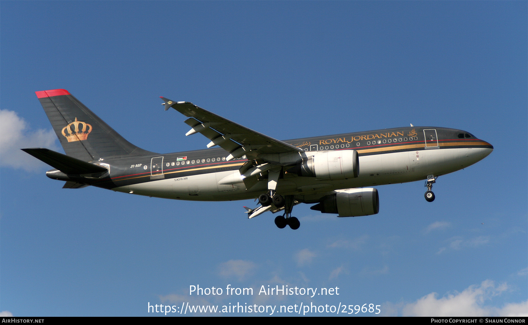 Aircraft Photo of JY-AGP | Airbus A310-304 | Royal Jordanian Airlines | AirHistory.net #259685