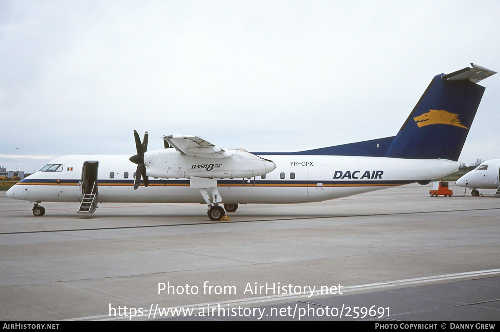 Aircraft Photo of YR-GPX | De Havilland Canada DHC-8-311A Dash 8 | DAC Air | AirHistory.net #259691