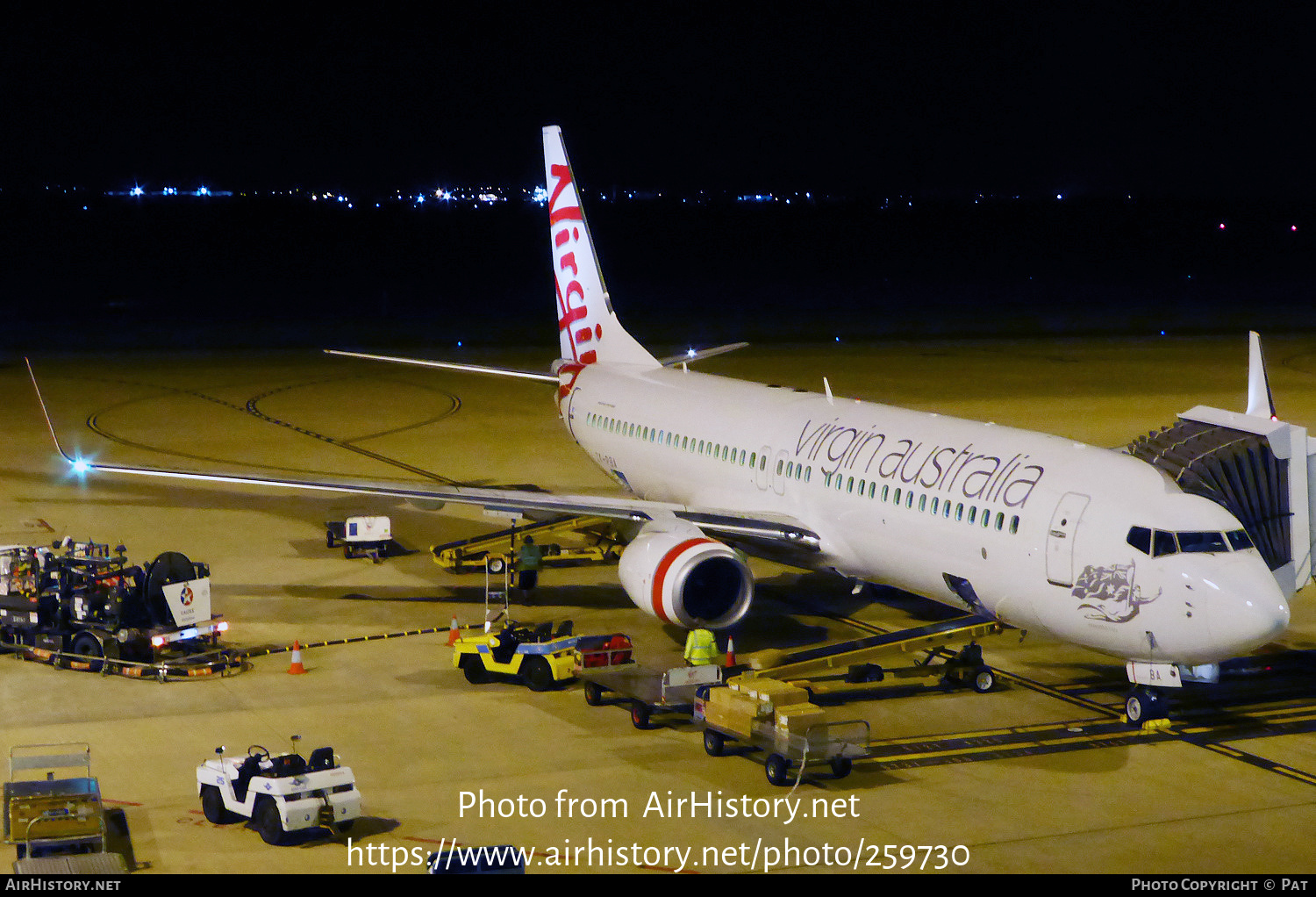 Aircraft Photo of ZK-PBA | Boeing 737-8FE | Virgin Australia Airlines | AirHistory.net #259730