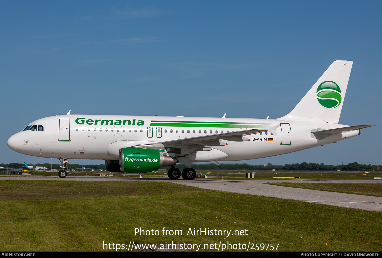 Aircraft Photo of D-AHIM | Airbus A319-112 | Germania | AirHistory.net #259757