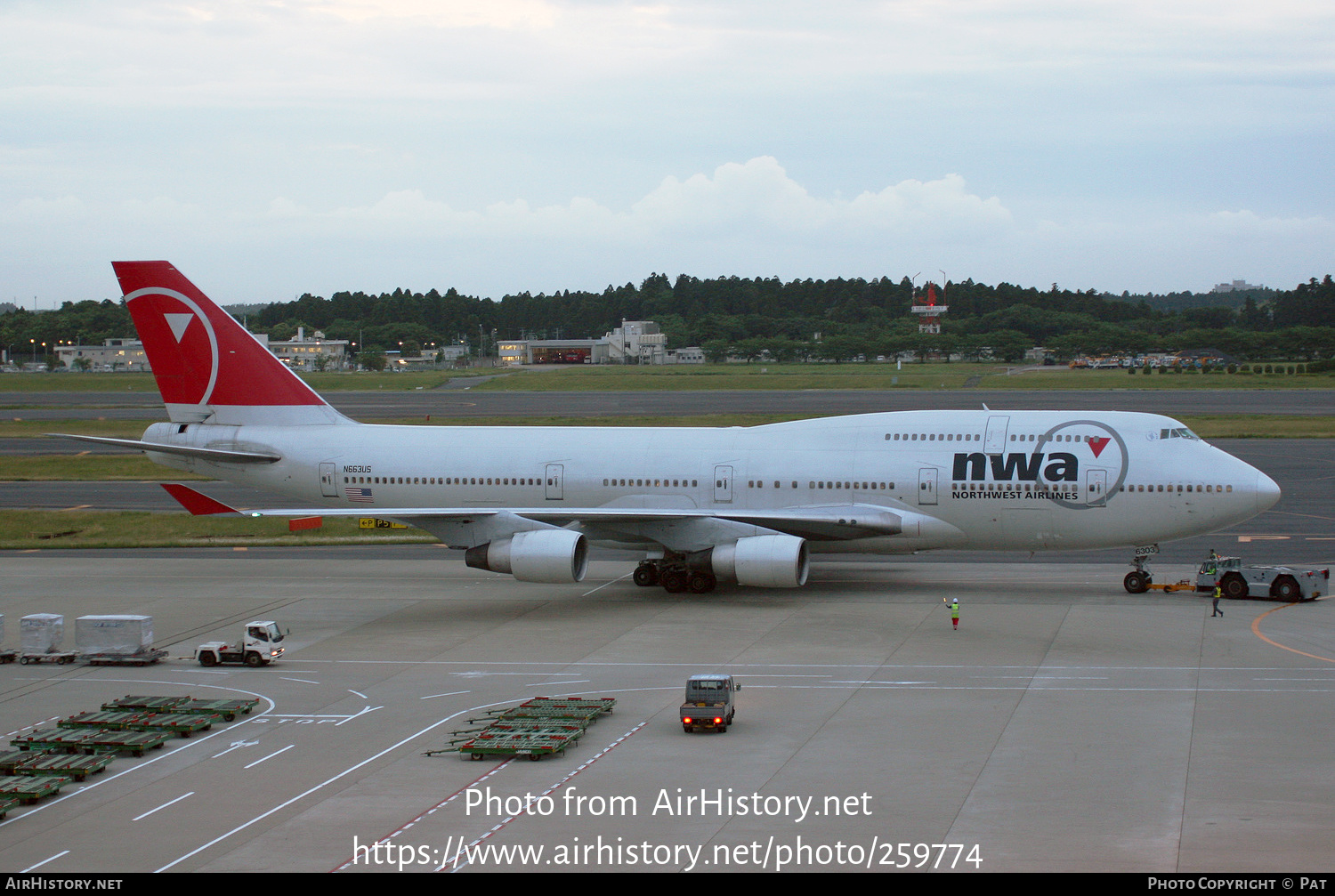 Aircraft Photo of N663US | Boeing 747-451 | Northwest Airlines | AirHistory.net #259774