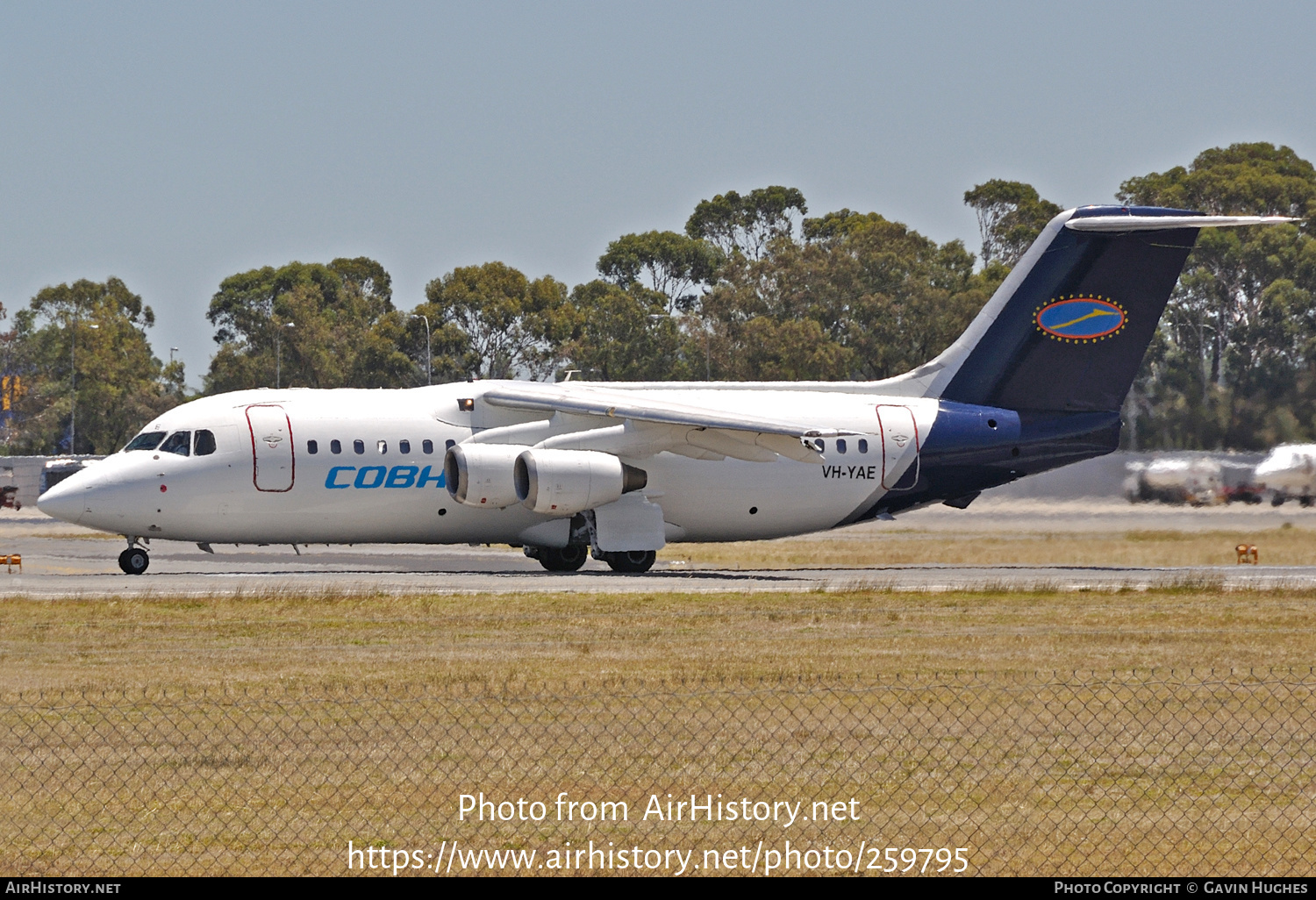 Aircraft Photo of VH-YAE | British Aerospace BAe-146-200A | Cobham Aviation Services | AirHistory.net #259795