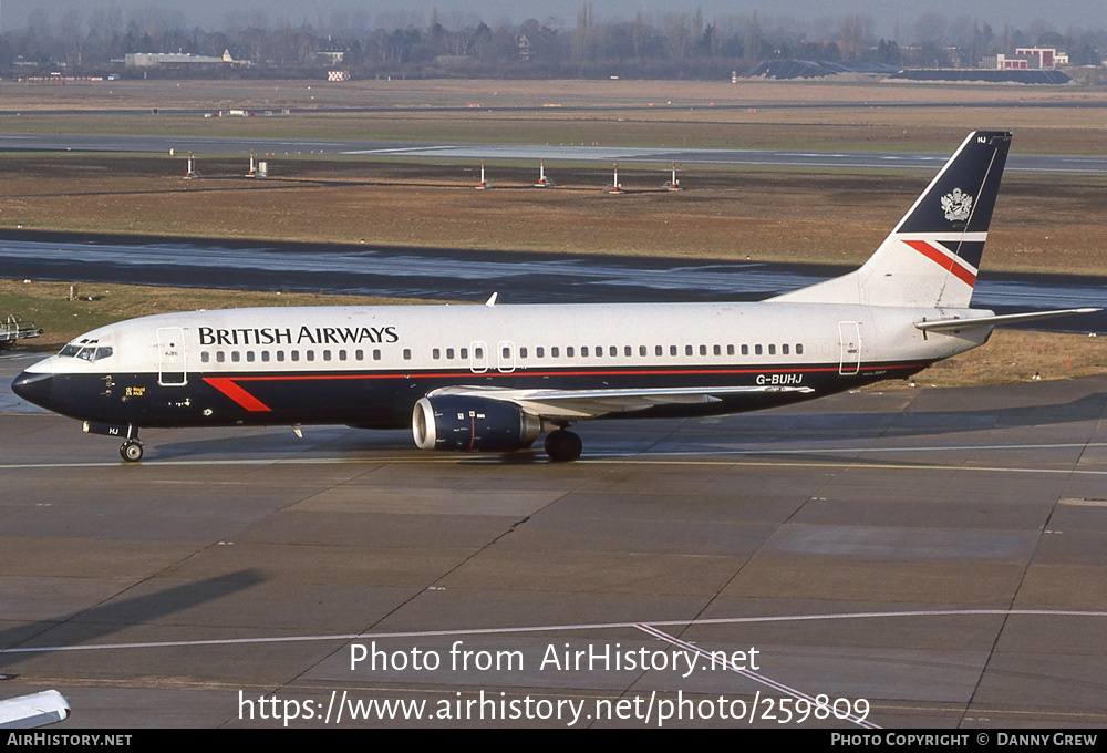 Aircraft Photo of G-BUHJ | Boeing 737-4Q8 | British Airways | AirHistory.net #259809