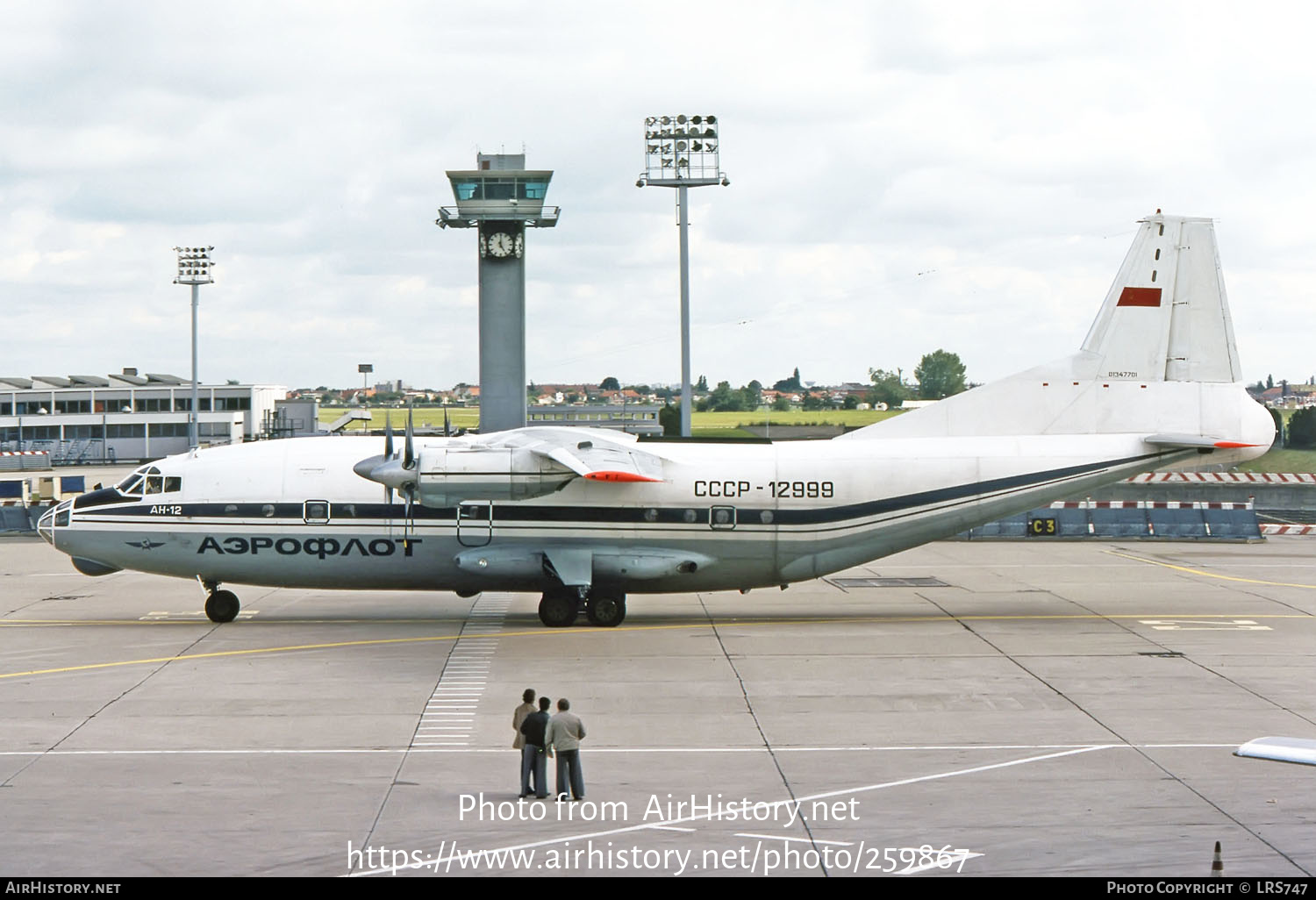 Aircraft Photo of CCCP-12999 | Antonov An-12B | Aeroflot | AirHistory.net #259867