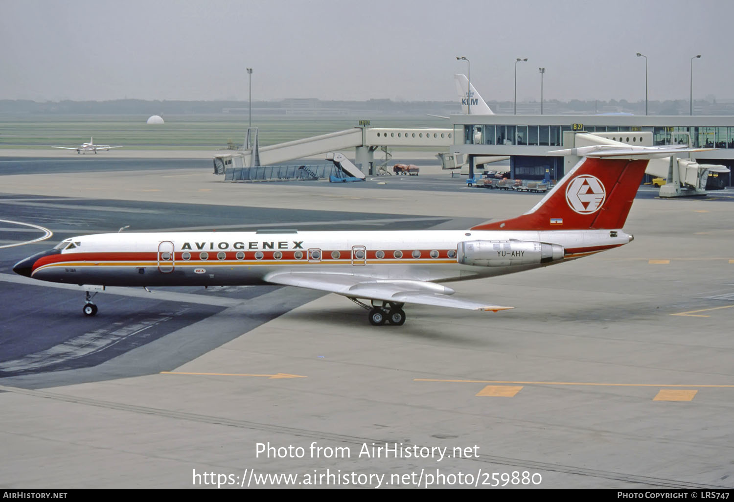 Aircraft Photo of YU-AHY | Tupolev Tu-134A | Aviogenex | AirHistory.net #259880