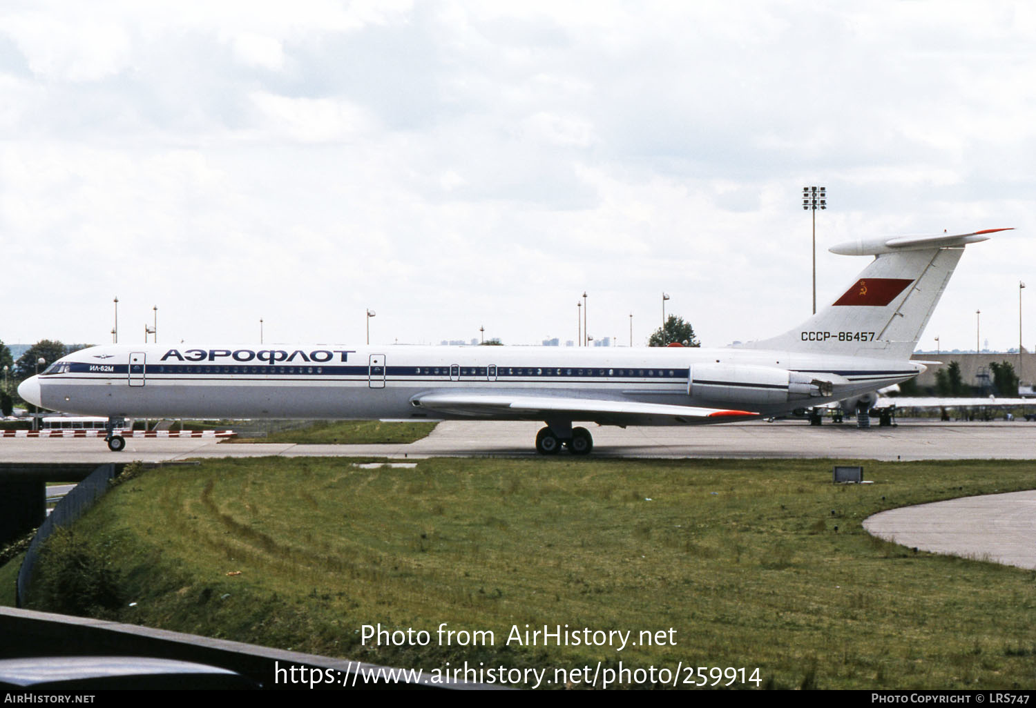 Aircraft Photo of CCCP-86457 | Ilyushin Il-62M | Aeroflot | AirHistory.net #259914