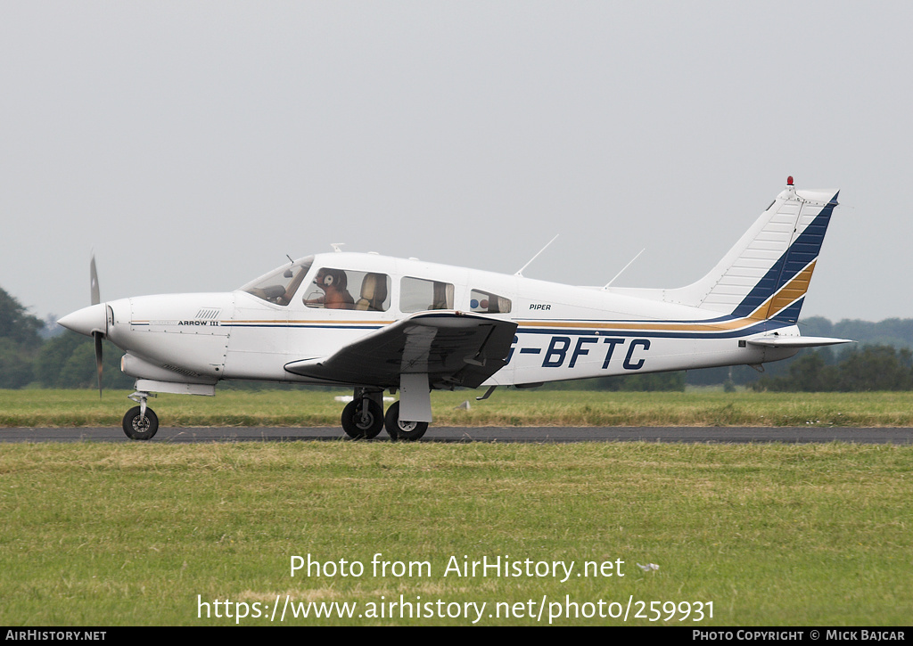 Aircraft Photo of G-BFTC | Piper PA-28R-201T Turbo Arrow III | AirHistory.net #259931