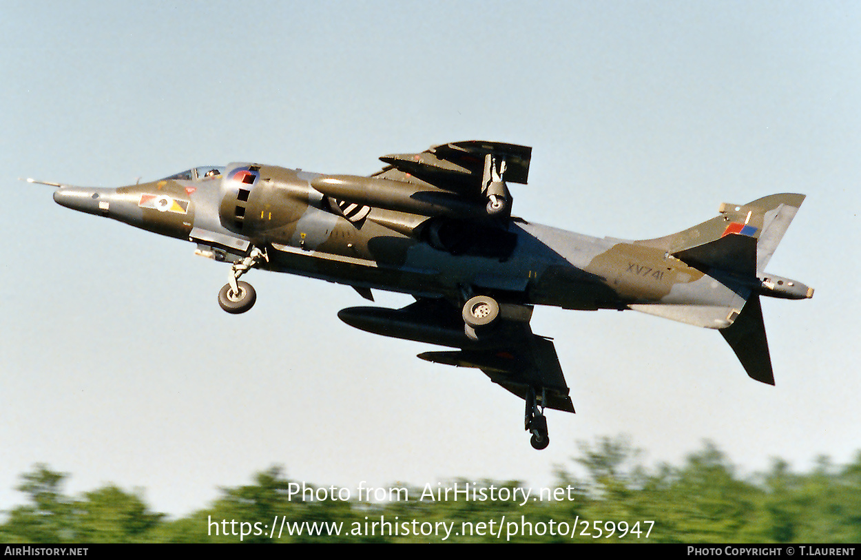 Aircraft Photo of XV741 | Hawker Siddeley Harrier GR3 | UK - Air Force | AirHistory.net #259947