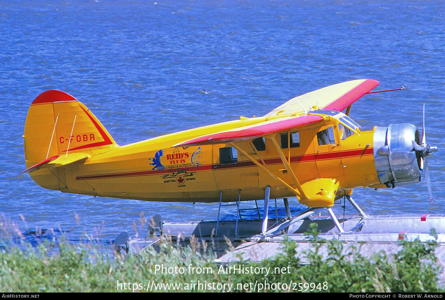 Aircraft Photo of C-FOBR | Noorduyn Norseman V | Reid's Fly-In Lodges and Outposts | AirHistory.net #259948