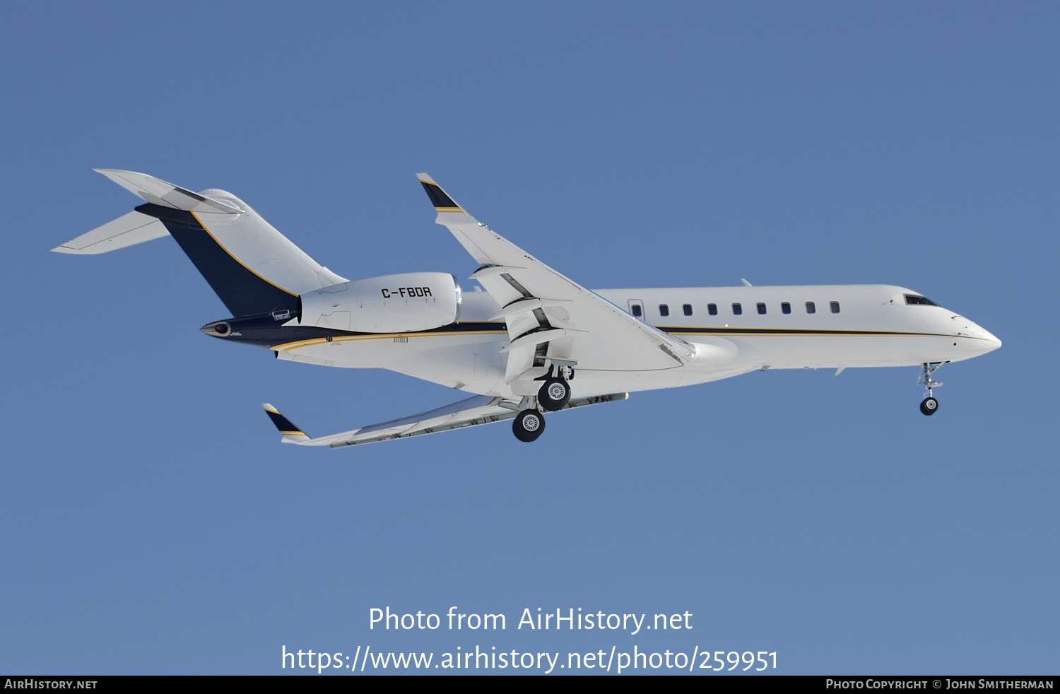 Aircraft Photo of C-FBDR | Bombardier Global Express (BD-700-1A10) | AirHistory.net #259951