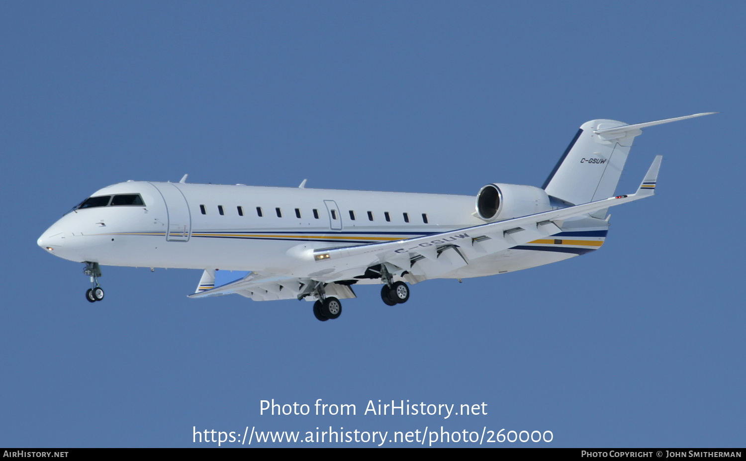 Aircraft Photo of C-GSUW | Bombardier Challenger 850 (CRJ-200SE/CL-600-2B19) | AirHistory.net #260000