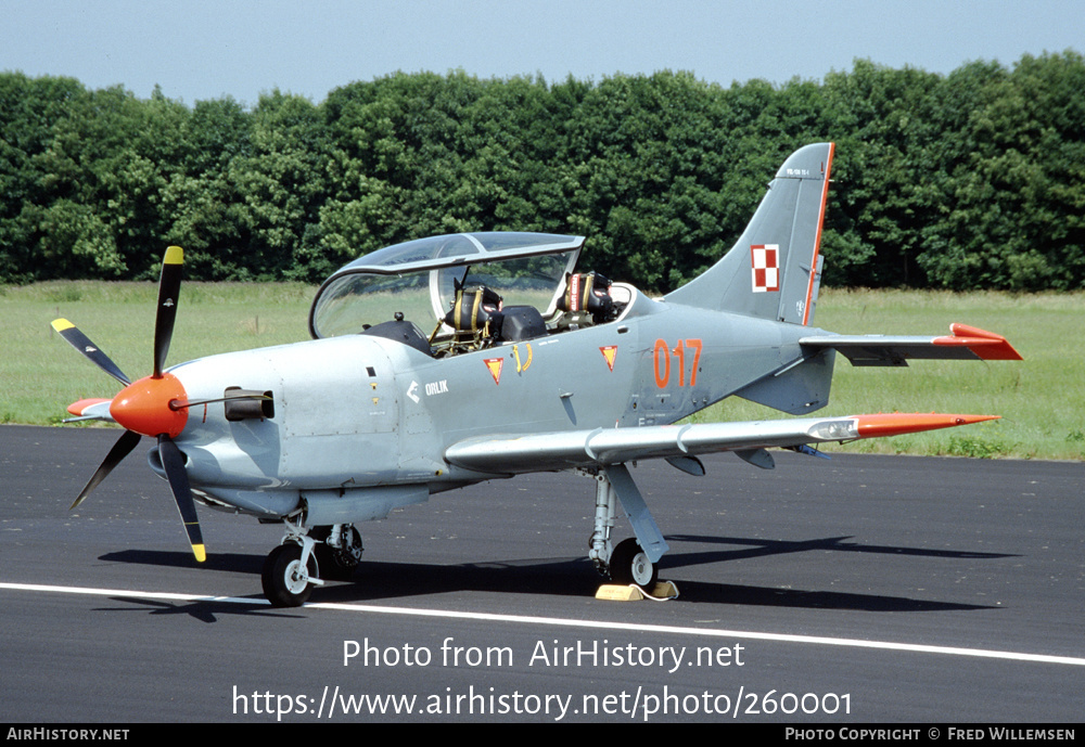 Aircraft Photo of 017 | PZL-Okecie PZL-130TC-1 Turbo Orlik | Poland - Air Force | AirHistory.net #260001