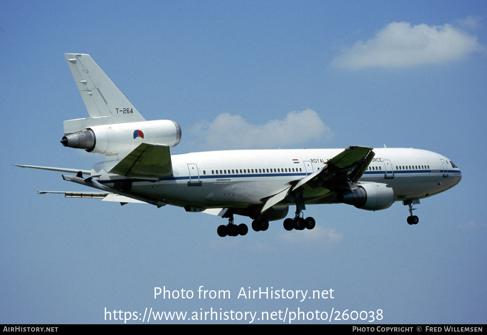 Aircraft Photo of T-264 | McDonnell Douglas KDC-10-30CF | Netherlands - Air Force | AirHistory.net #260038