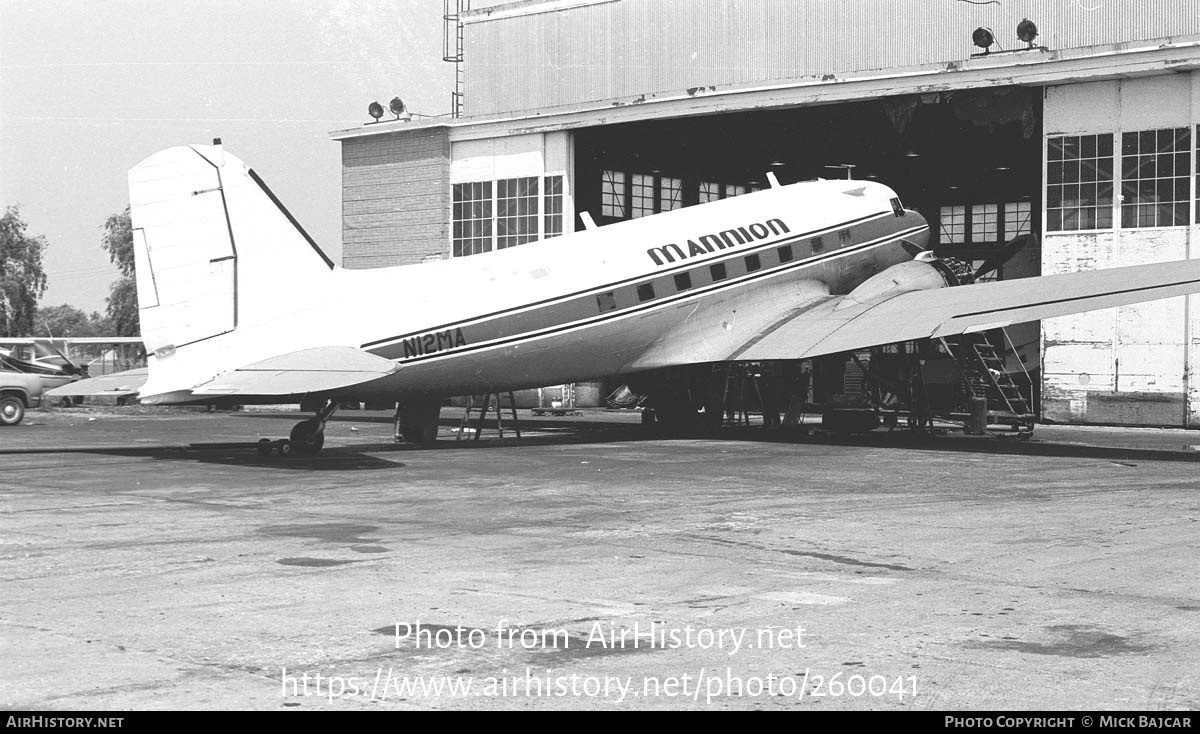 Aircraft Photo of N12MA | Douglas C-53 Skytrooper | Mannion Air Charter | AirHistory.net #260041