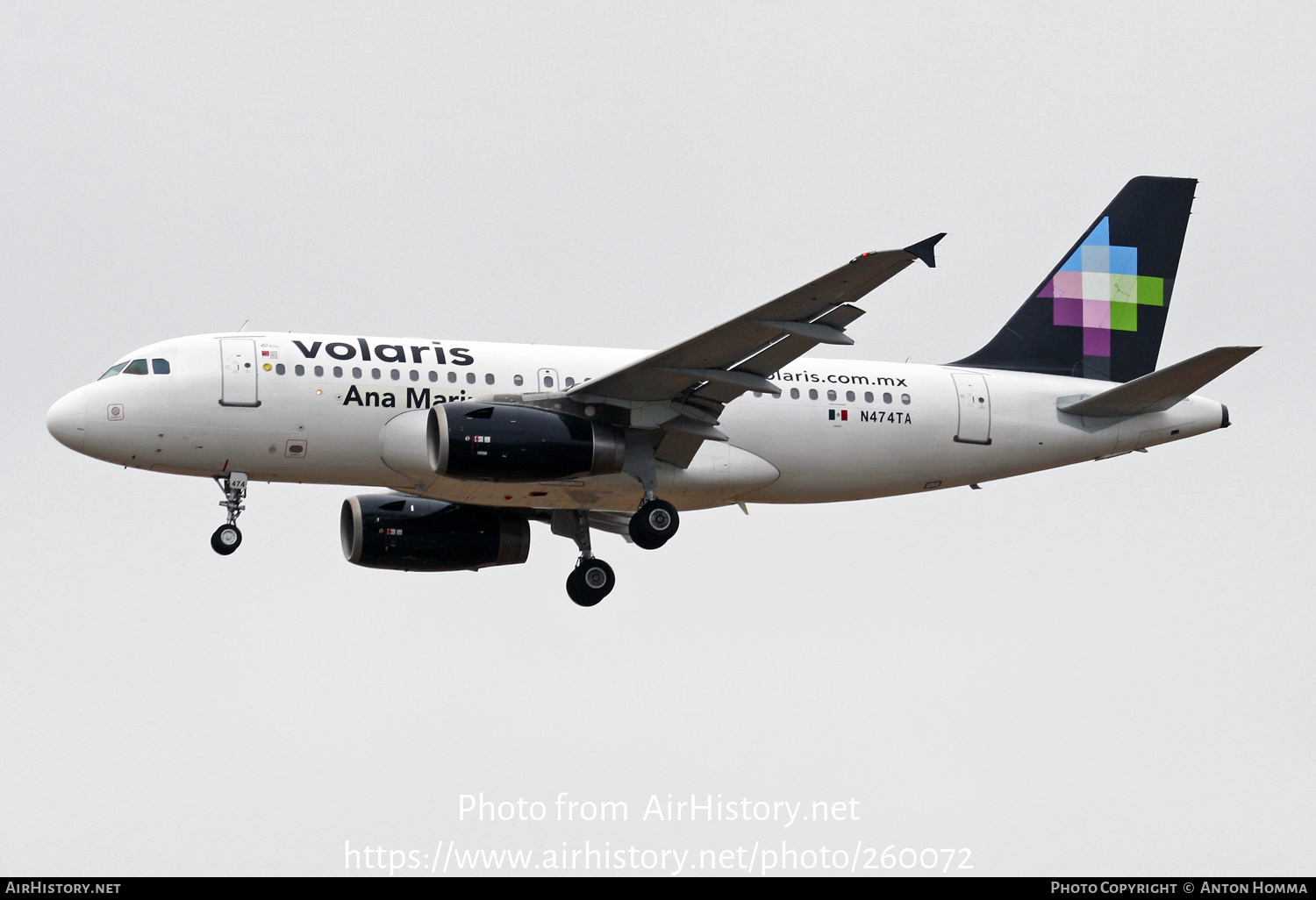 Aircraft Photo of N474TA | Airbus A319-132 | Volaris | AirHistory.net #260072