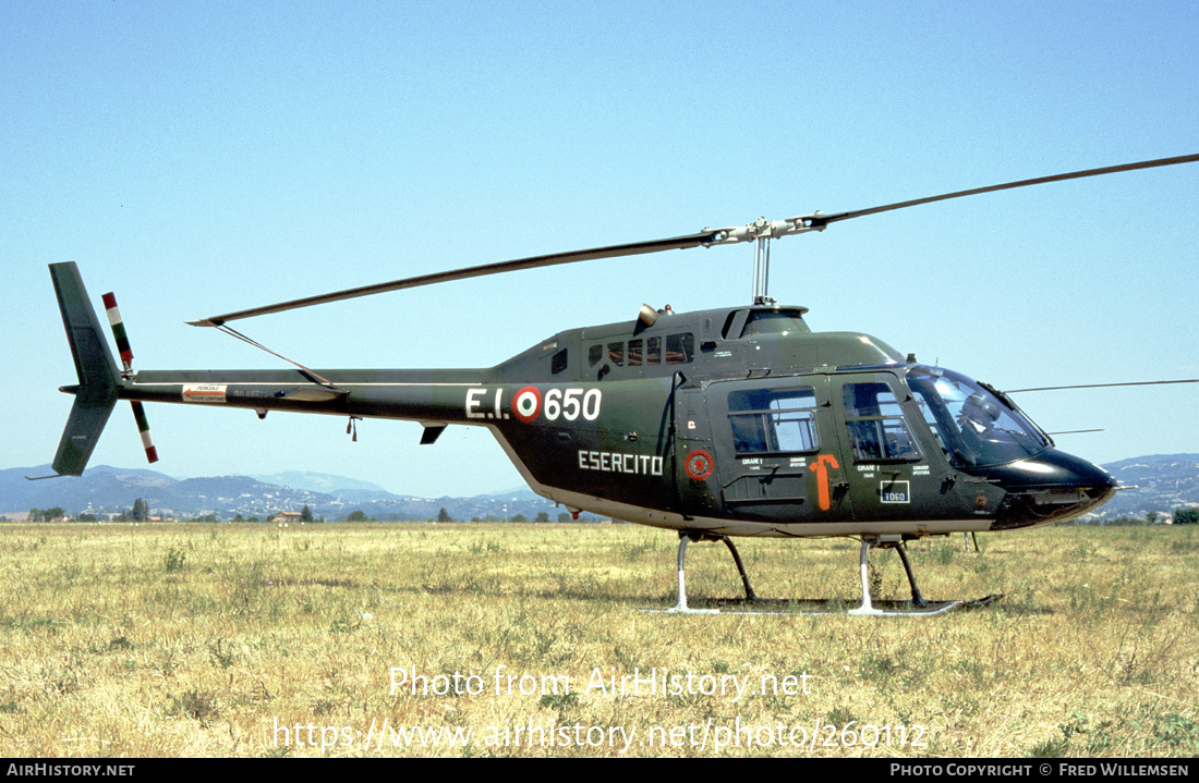 Aircraft Photo of MM80918 | Bell AB-206C-1 JetRanger | Italy - Army | AirHistory.net #260112