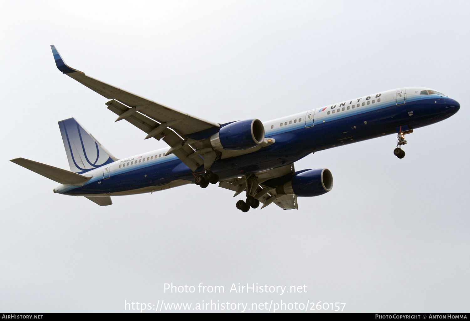 Aircraft Photo of N596UA | Boeing 757-222 | United Airlines | AirHistory.net #260157