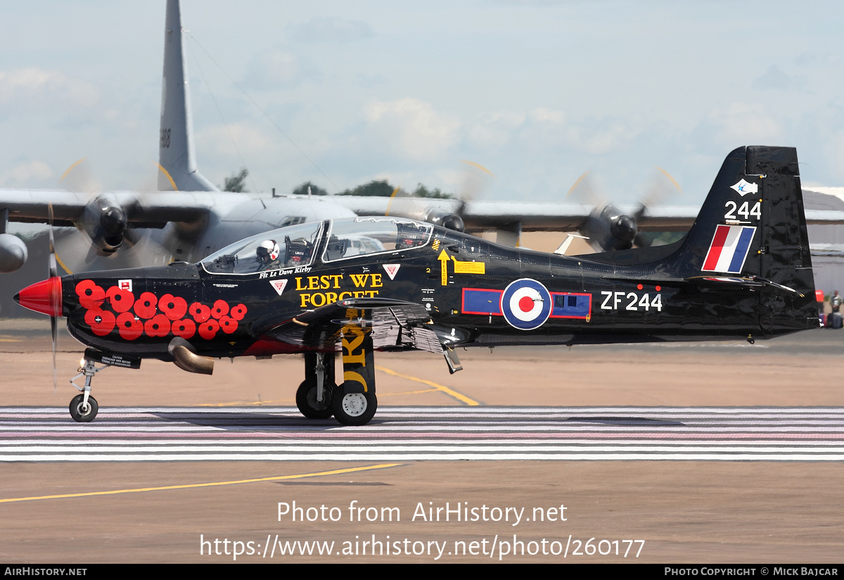 Aircraft Photo of ZF244 | Short S-312 Tucano T1 | UK - Air Force | AirHistory.net #260177