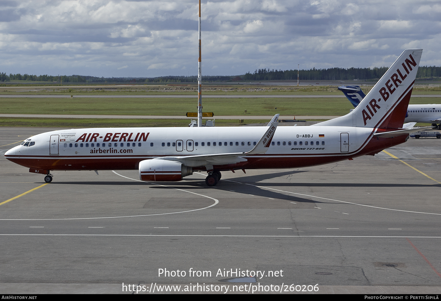 Aircraft Photo of D-ABBJ | Boeing 737-86Q | Air Berlin | AirHistory.net #260206