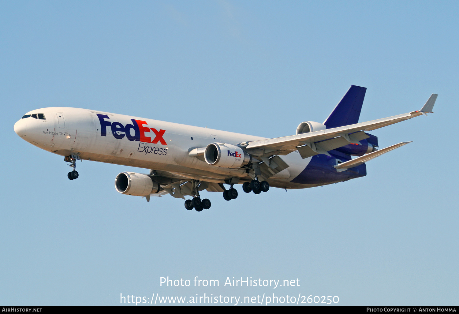 Aircraft Photo of N572FE | McDonnell Douglas MD-11/F | FedEx Express - Federal Express | AirHistory.net #260250