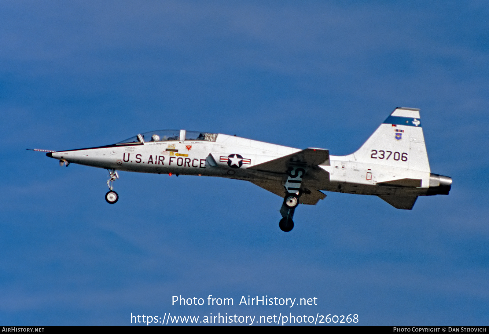 Aircraft Photo of 62-3706 / 23706 | Northrop T-38A Talon | USA - Air Force | AirHistory.net #260268