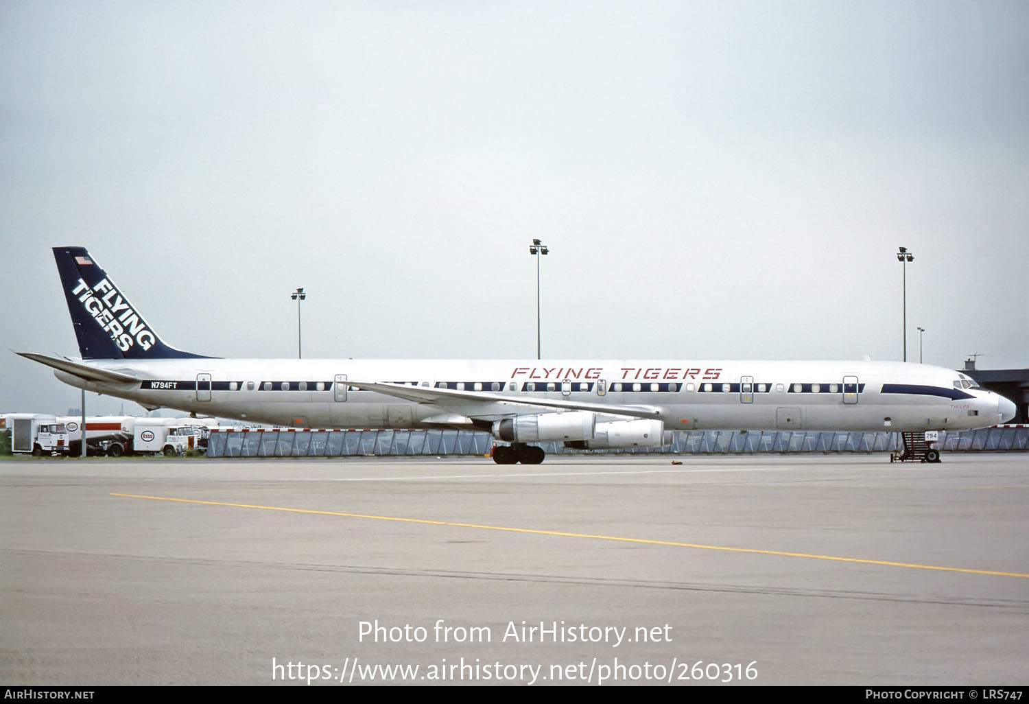 Aircraft Photo of N794FT | McDonnell Douglas DC-8-63CF | Flying Tigers | AirHistory.net #260316