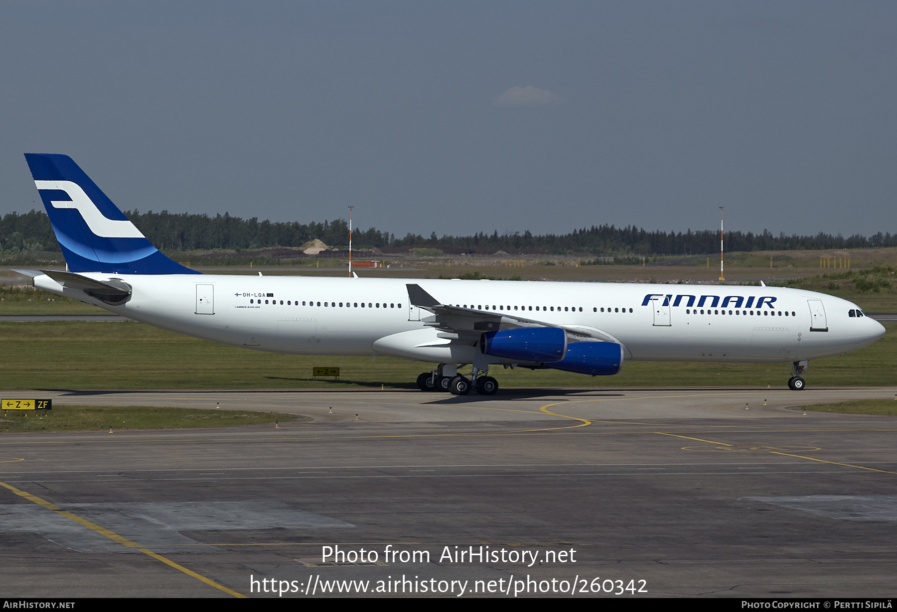 Aircraft Photo of OH-LQA | Airbus A340-311 | Finnair | AirHistory.net #260342