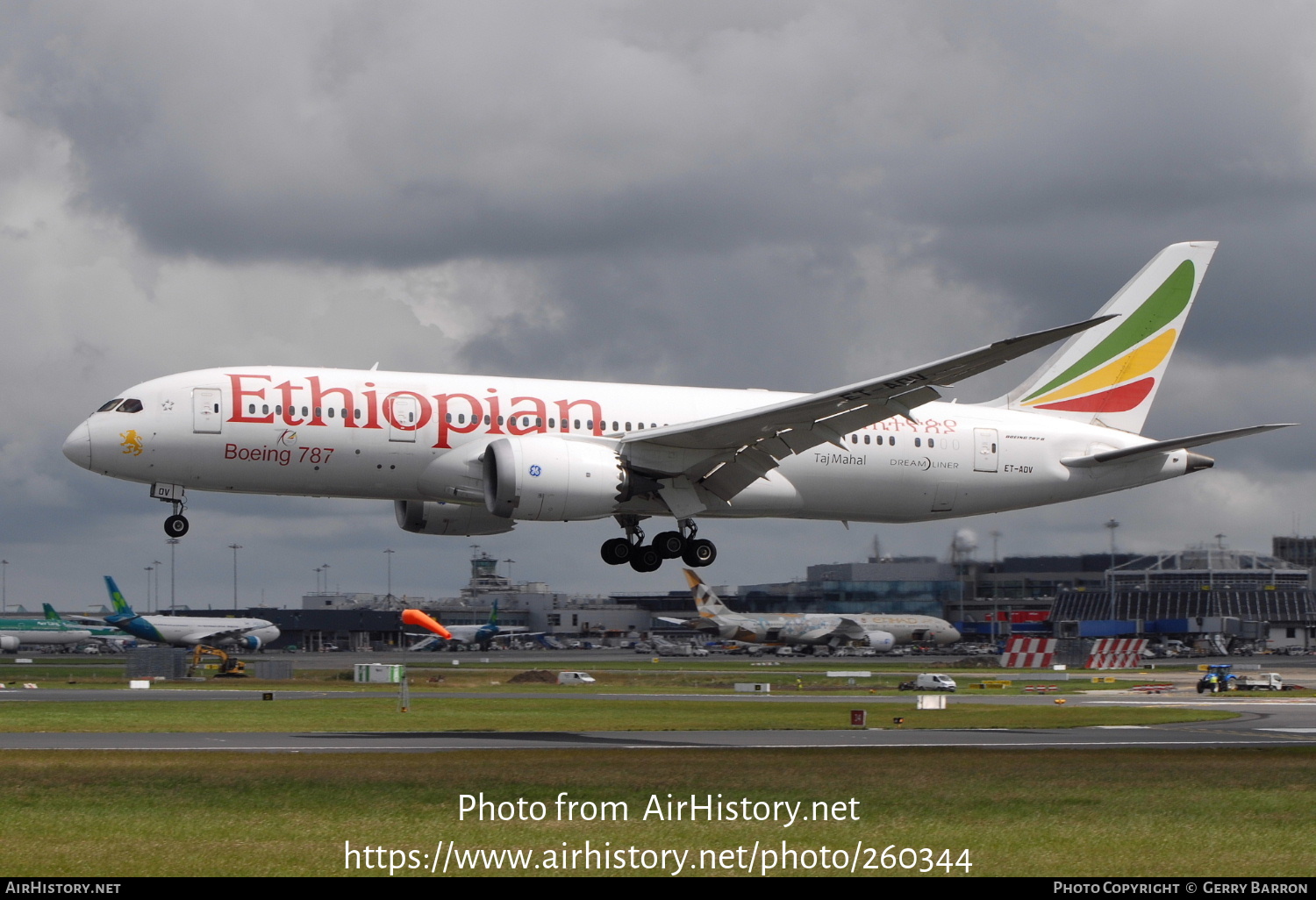 Aircraft Photo of ET-AOV | Boeing 787-8 Dreamliner | Ethiopian Airlines | AirHistory.net #260344