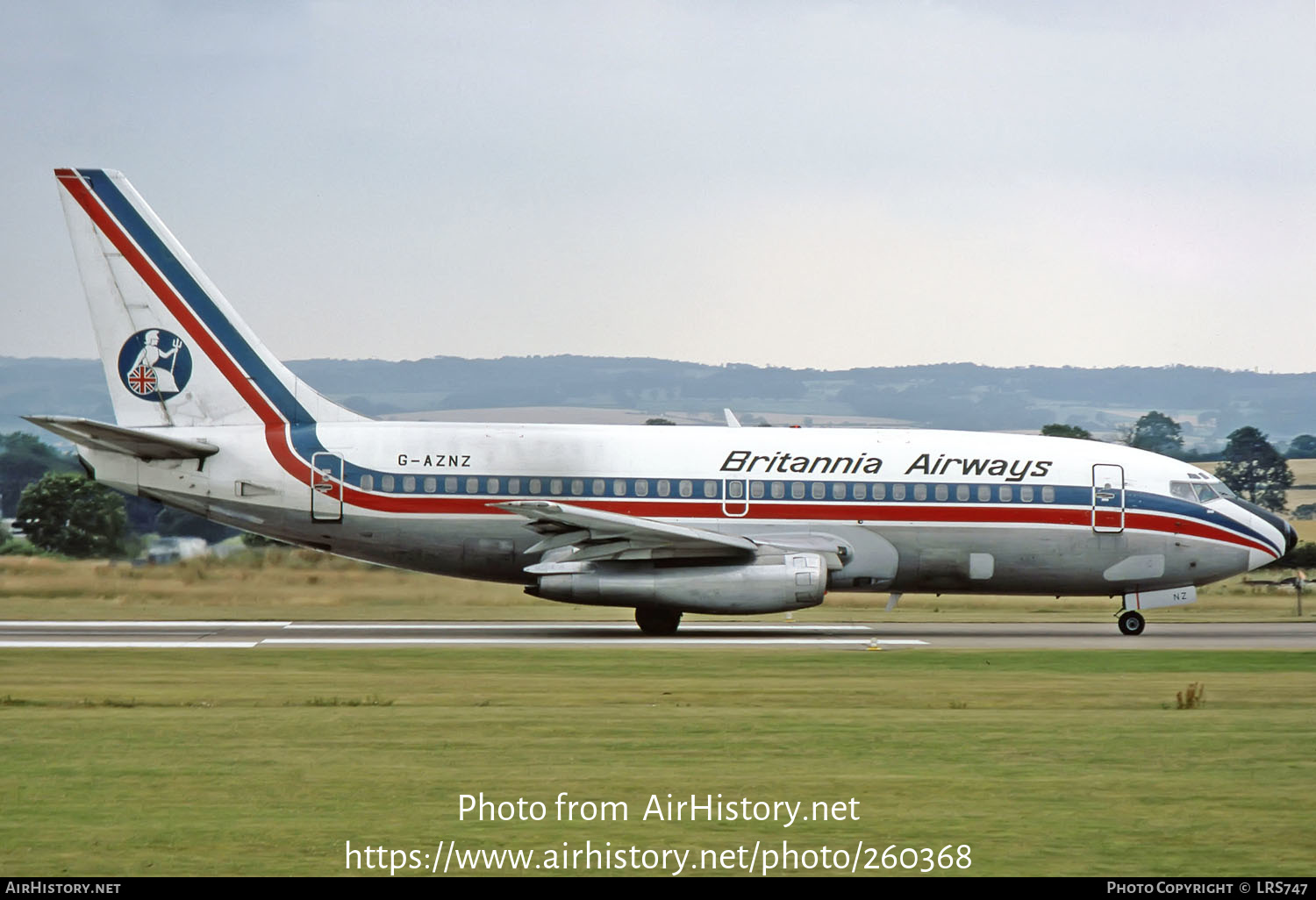 Aircraft Photo of G-AZNZ | Boeing 737-222 | Britannia Airways | AirHistory.net #260368