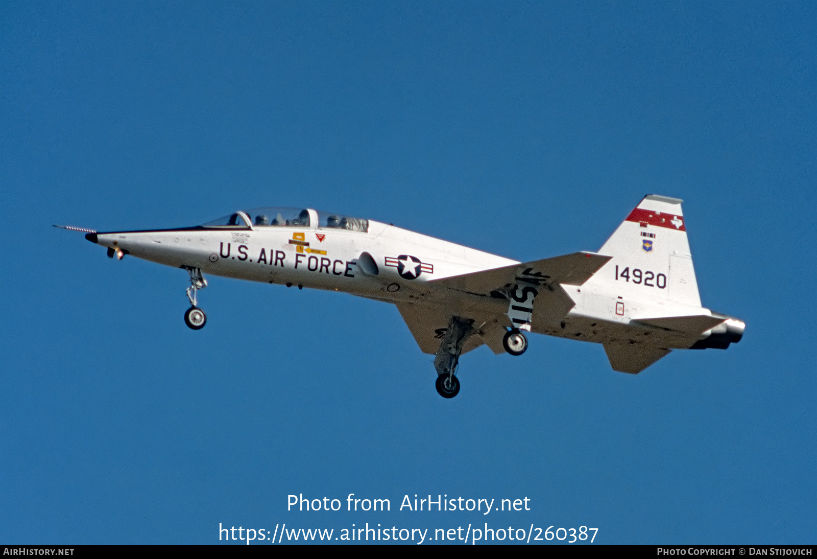 Aircraft Photo of 67-14920 / 14920 | Northrop T-38A Talon | USA - Air Force | AirHistory.net #260387