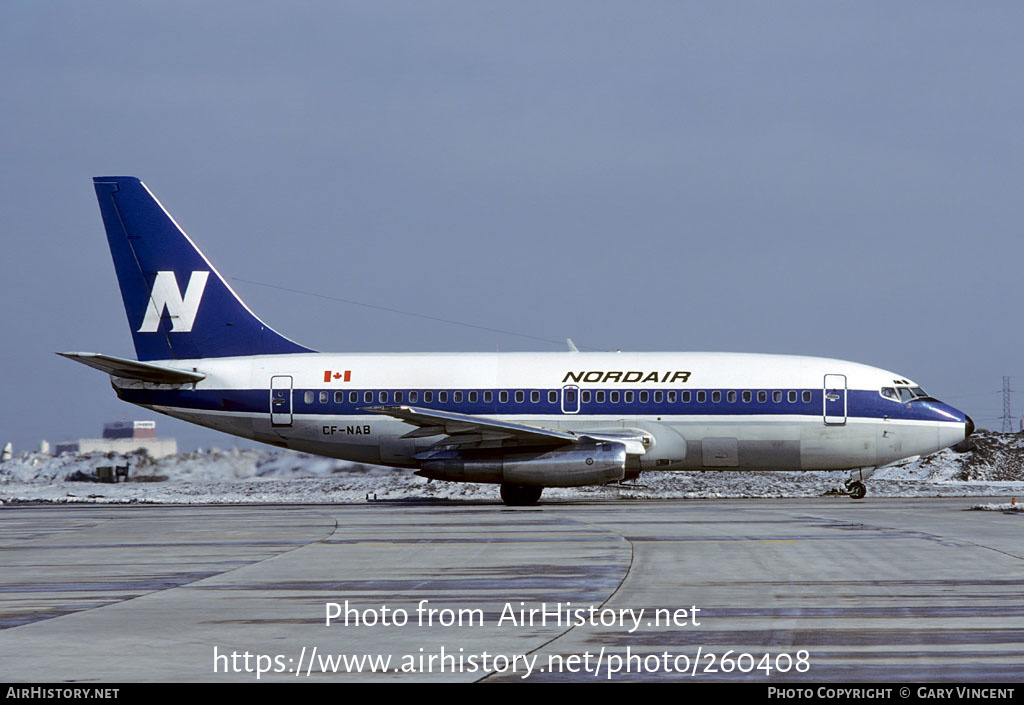 Aircraft Photo of CF-NAB | Boeing 737-242C | Nordair | AirHistory.net #260408