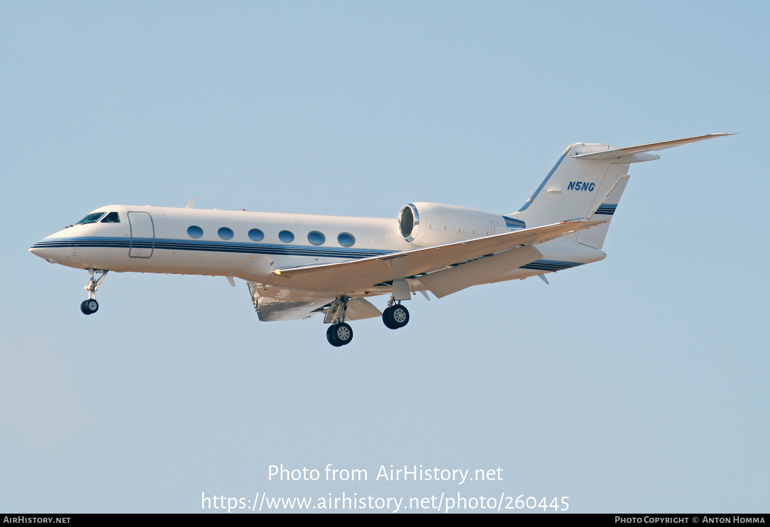 Aircraft Photo of N5NG | Gulfstream Aerospace G-IV Gulfstream IV-SP | AirHistory.net #260445