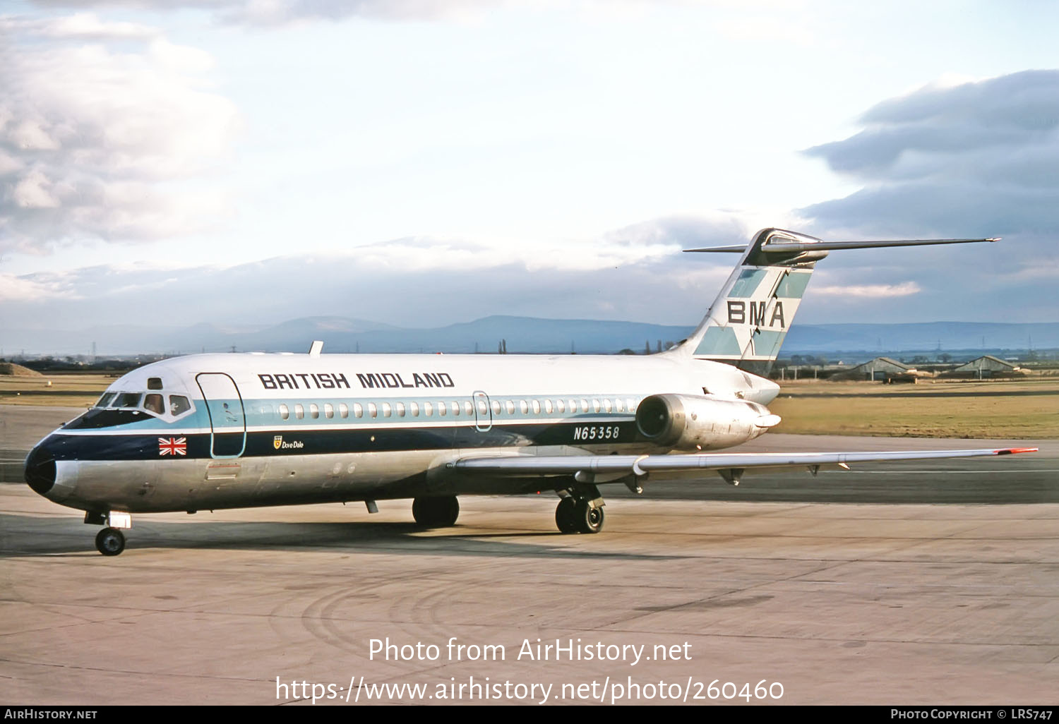 Aircraft Photo of N65358 | Douglas DC-9-15 | British Midland Airways - BMA | AirHistory.net #260460