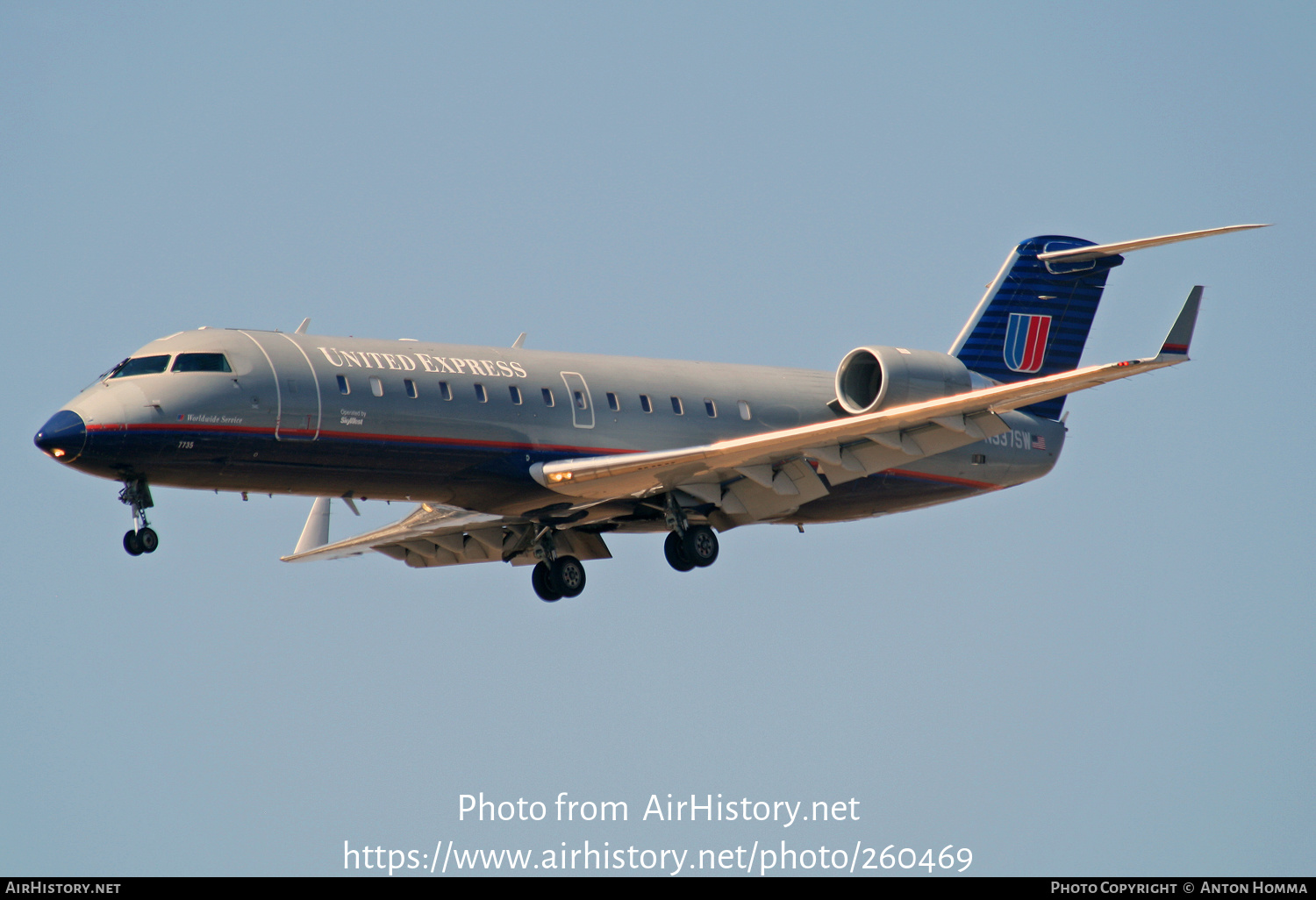 Aircraft Photo of N937SW | Bombardier CRJ-200LR (CL-600-2B19) | United Express | AirHistory.net #260469