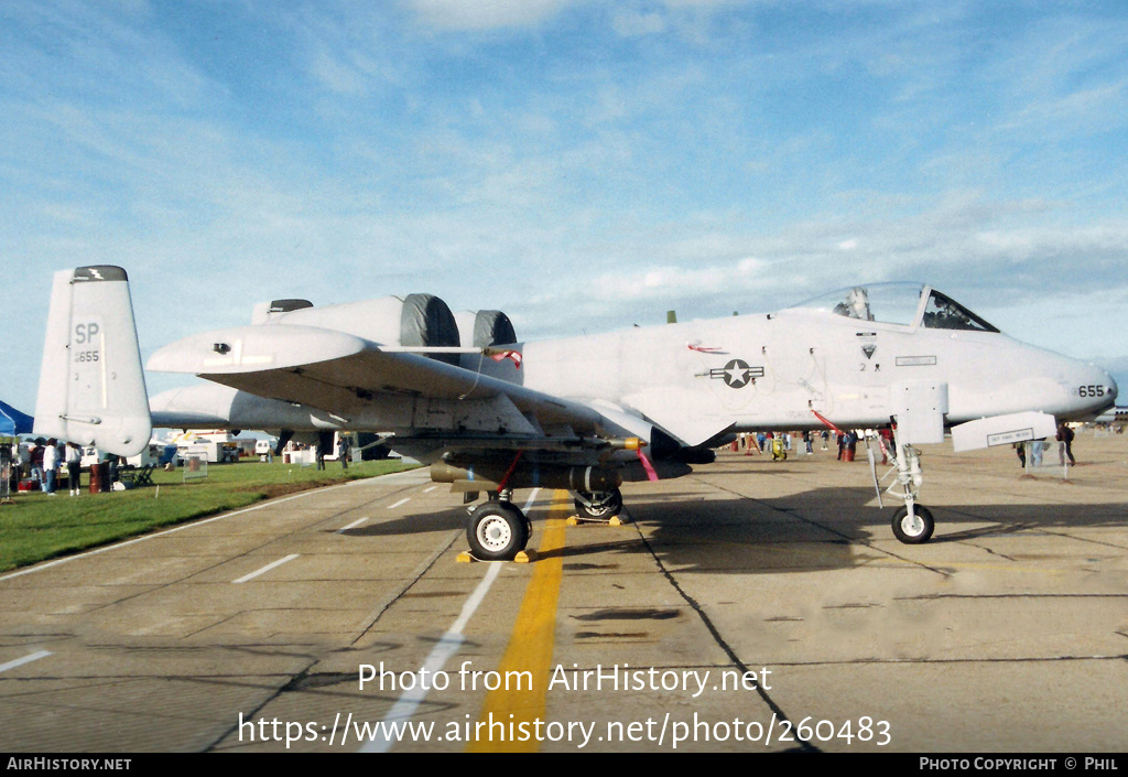 Aircraft Photo of 82-0655 / AF82-655 | Fairchild A-10A Thunderbolt II | USA - Air Force | AirHistory.net #260483