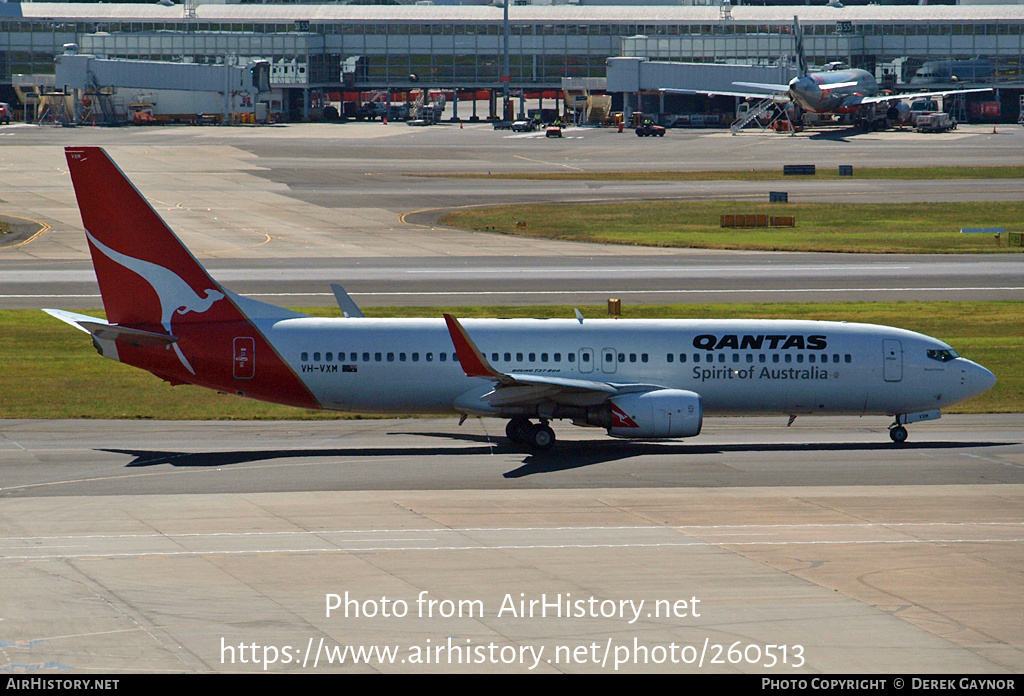 Aircraft Photo of VH-VXM | Boeing 737-838 | Qantas | AirHistory.net #260513