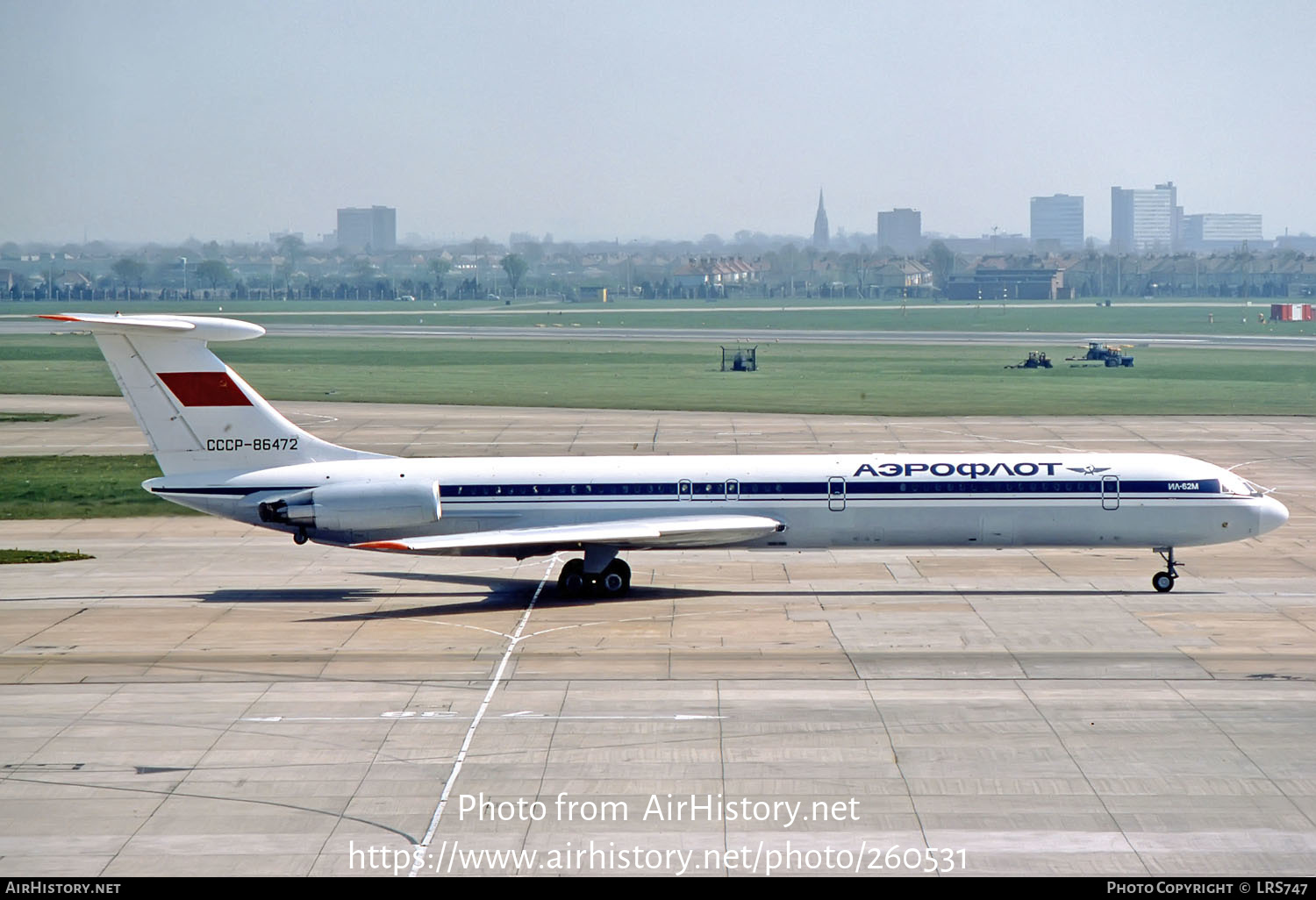 Aircraft Photo of CCCP-86472 | Ilyushin Il-62M | Aeroflot | AirHistory.net #260531