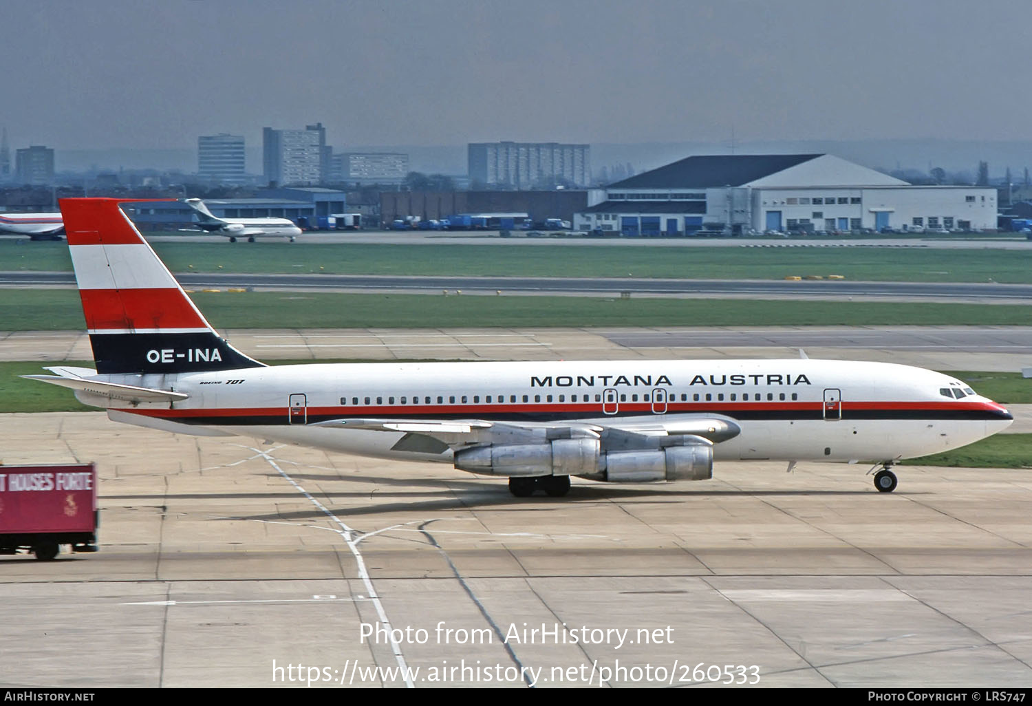 Aircraft Photo of OE-INA | Boeing 707-138B | Montana Austria | AirHistory.net #260533