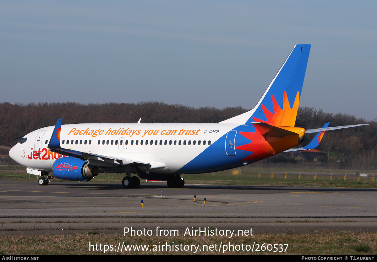 Aircraft Photo of G-GDFB | Boeing 737-33A | Jet2 Holidays | AirHistory.net #260537