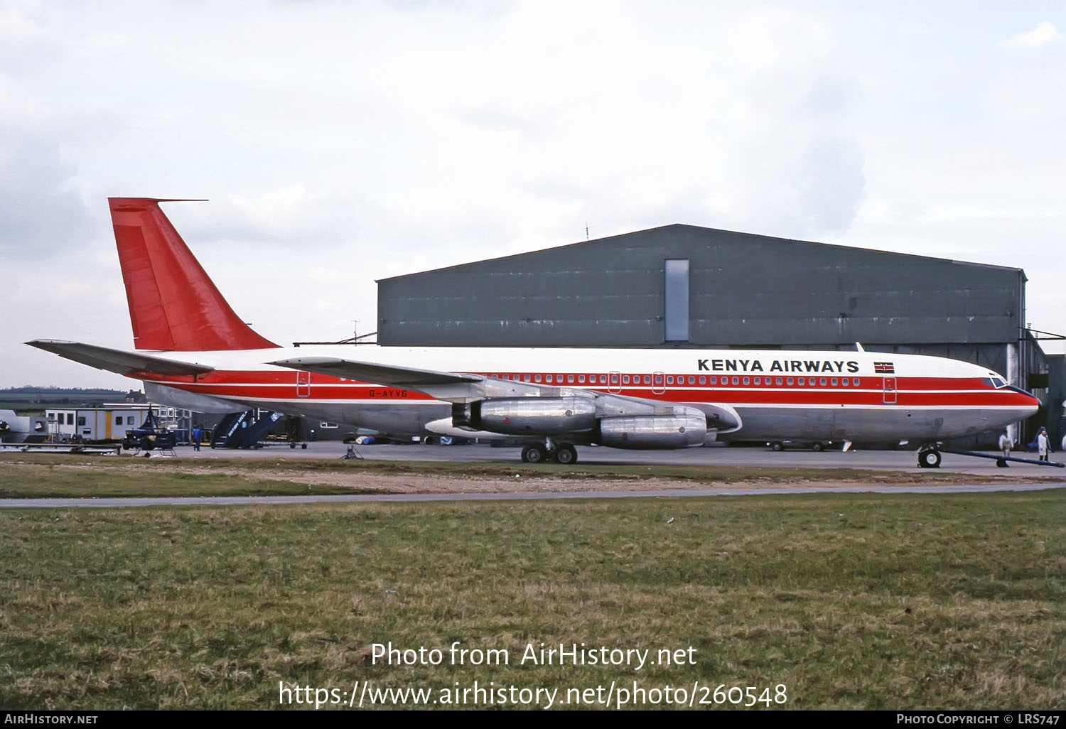 Aircraft Photo of G-AYVG | Boeing 707-321 | Kenya Airways | AirHistory.net #260548