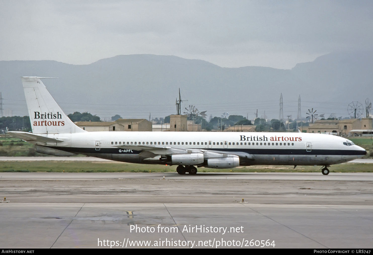 Aircraft Photo of G-APFL | Boeing 707-436 | British Airtours | AirHistory.net #260564