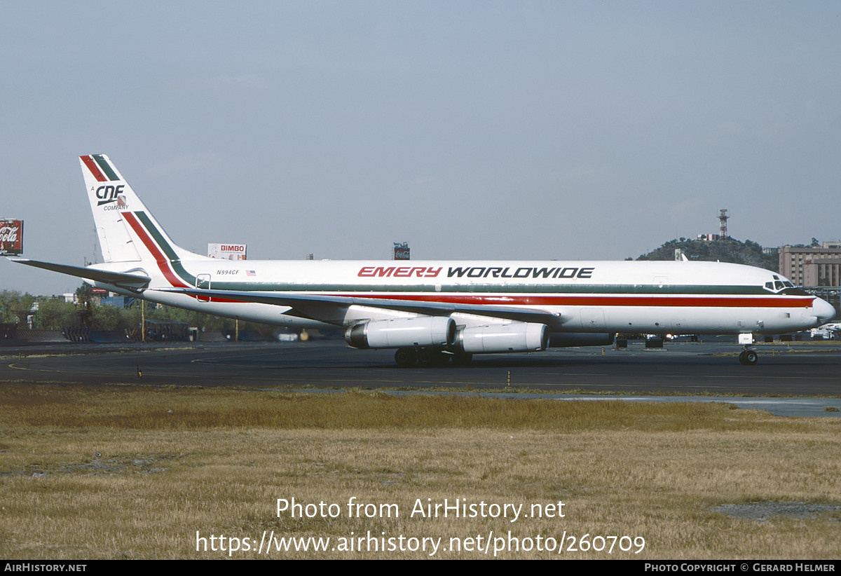 Aircraft Photo of N994CF | McDonnell Douglas DC-8-62(F) | Emery Worldwide | AirHistory.net #260709