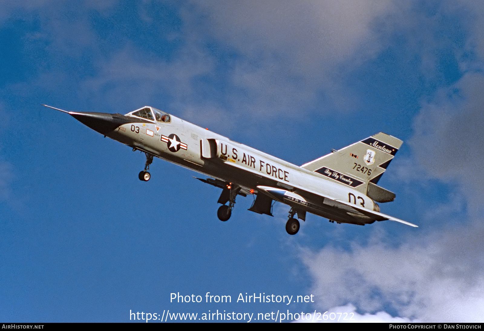 Aircraft Photo of 57-2476 / 72476 | Convair F-106A Delta Dart | USA - Air Force | AirHistory.net #260722