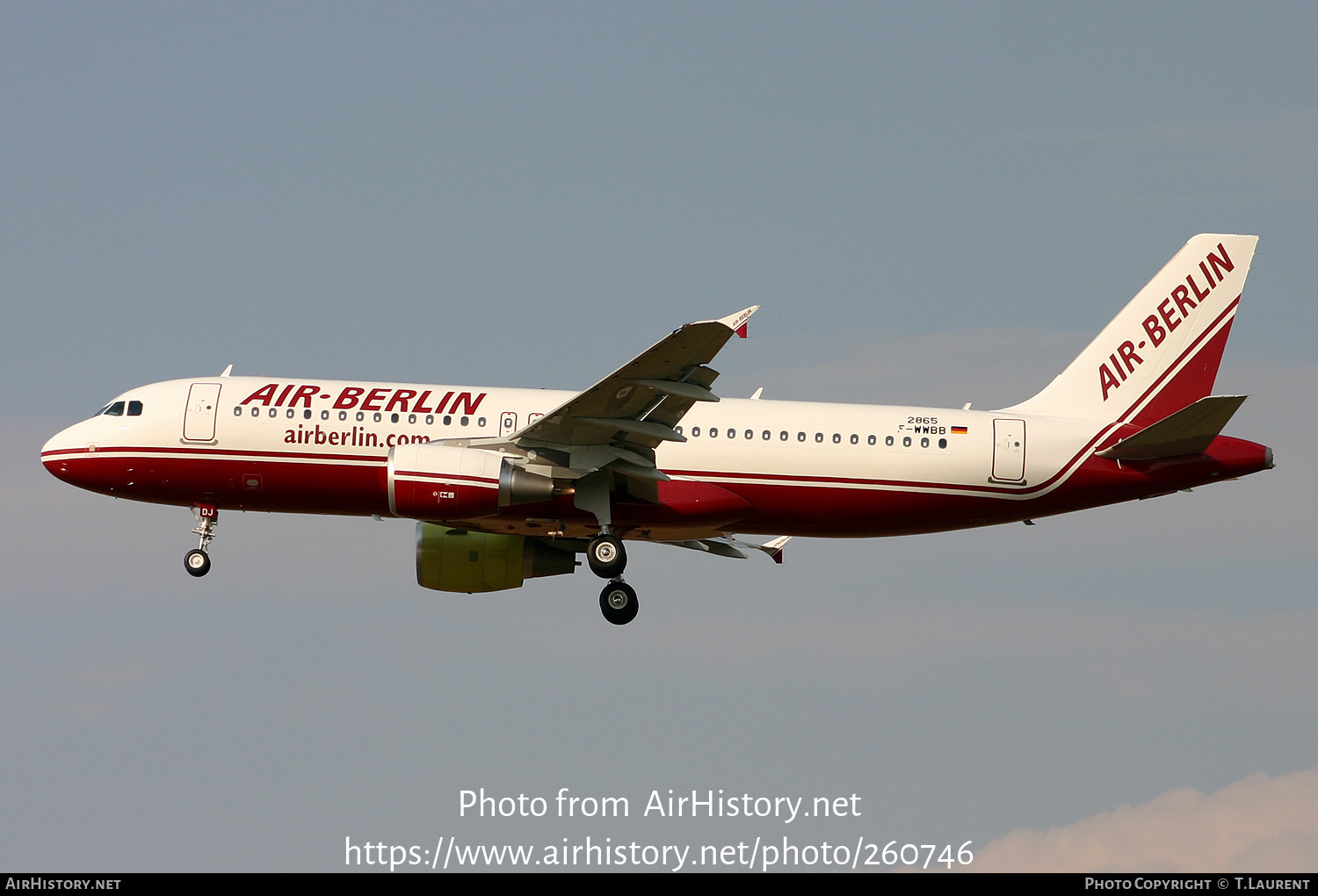 Aircraft Photo of F-WWBB | Airbus A320-214 | Air Berlin | AirHistory.net #260746