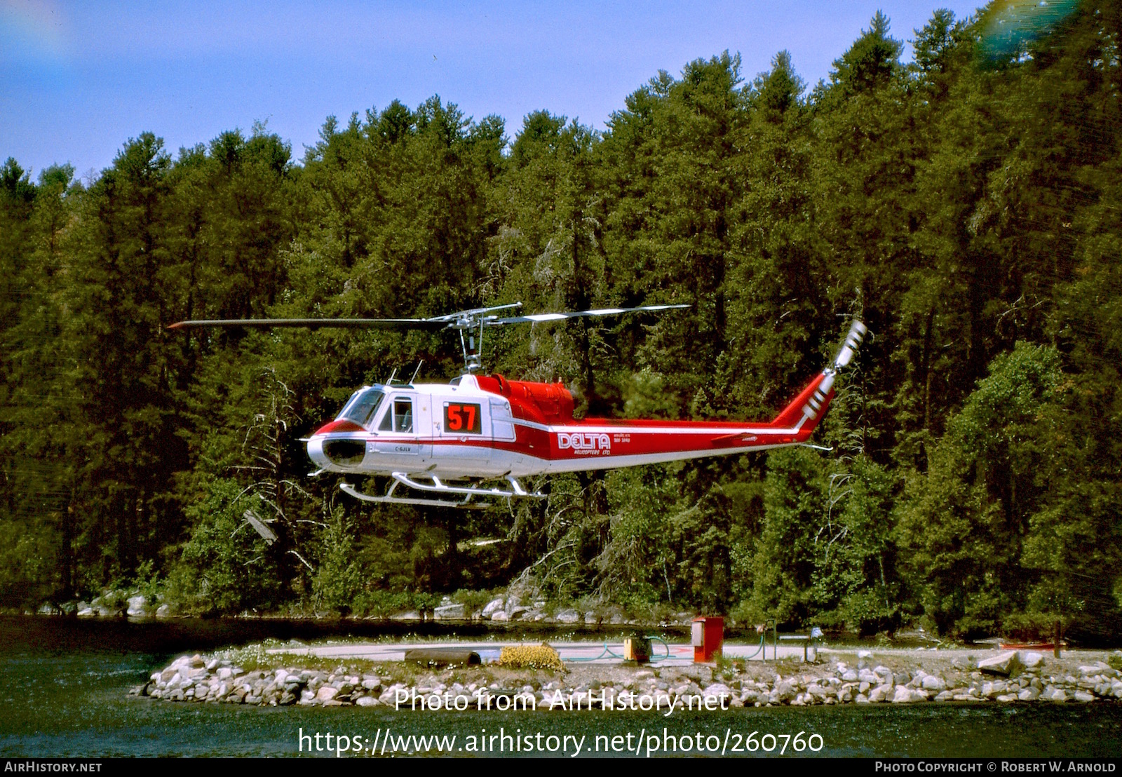 Aircraft Photo of C-GJLV | Bell 204B | Delta Helicopters | AirHistory.net #260760