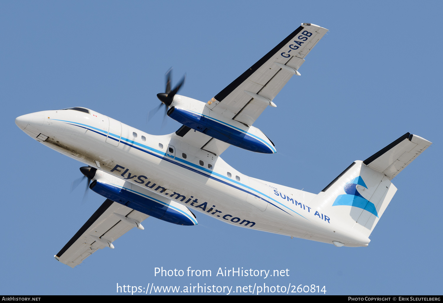 Aircraft Photo of C-GASB | De Havilland Canada DHC-8-102 Dash 8 | Summit Air | AirHistory.net #260814